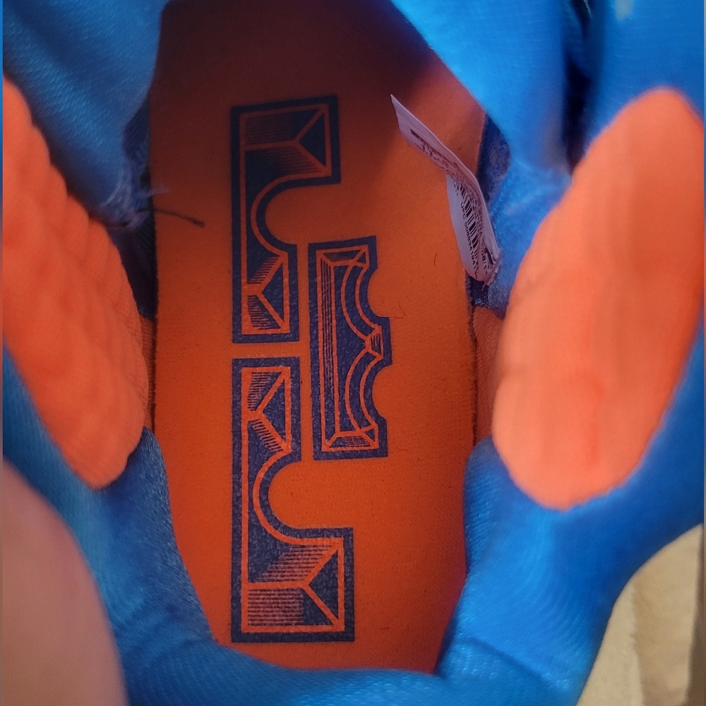 Nike Lebron 9 2011china Blue and Orange Athletic Shoes Sz11.5 - Picture 12 of 14